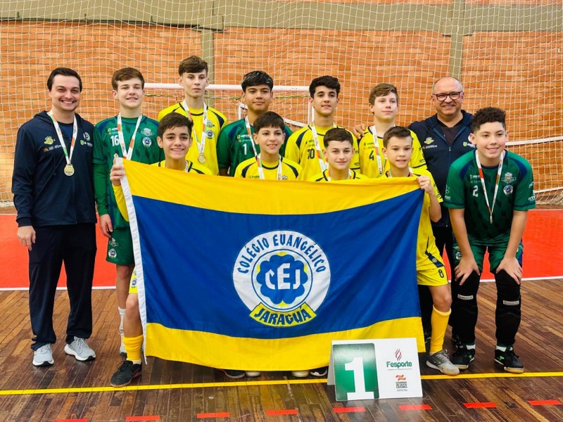 O CEJ garantiu premiação na fase microrregional dos JESC de 12 a 14 anos!